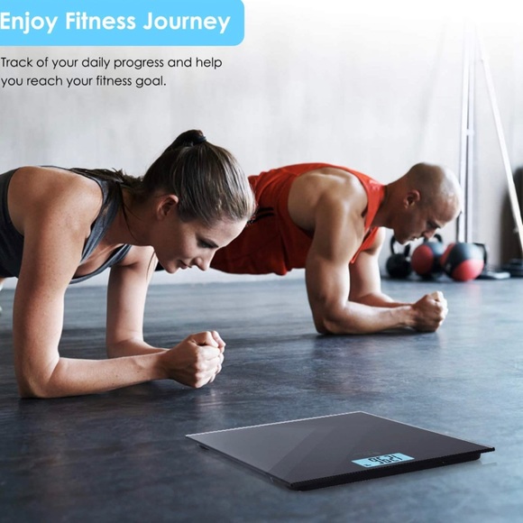 Himaly Digital Body Weight Scale, Rechargeable Step-On, Back Light Display - Picture 2 of 9